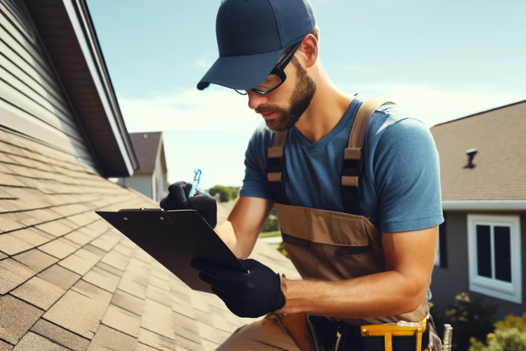 Roof inspection for summer storms in Grinnell